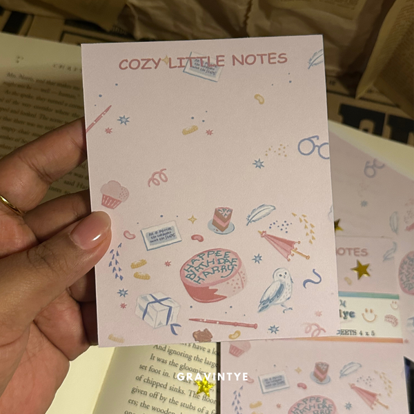 COZY LITTLE NOTES BIRTHDAE HARRY 4 X 5
