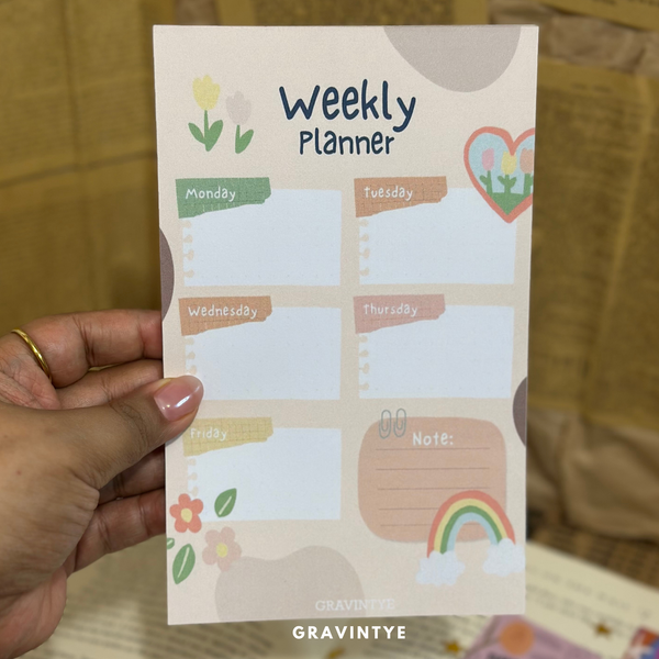 WEEKLY PLANNER 5 X 8