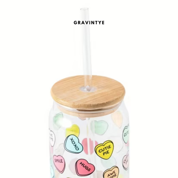 CANDY HEARTS GLASS 16OZ
