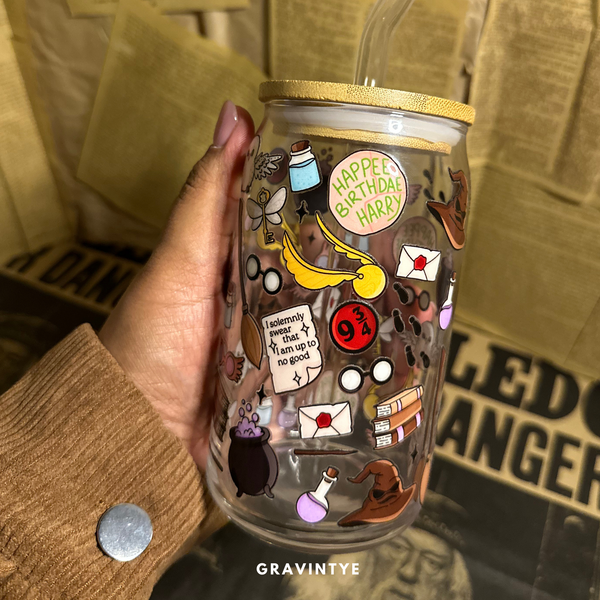 I AM UP TO NO GOOD GLASS 16OZ