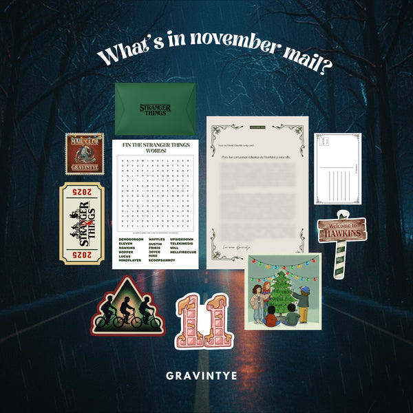 STRANGER THINGS MAIL CLUB/ NO ES UNA SUBSCRIPTION