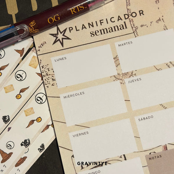 PLANIFICADOR SEMANAL NOTEPADS 5X7