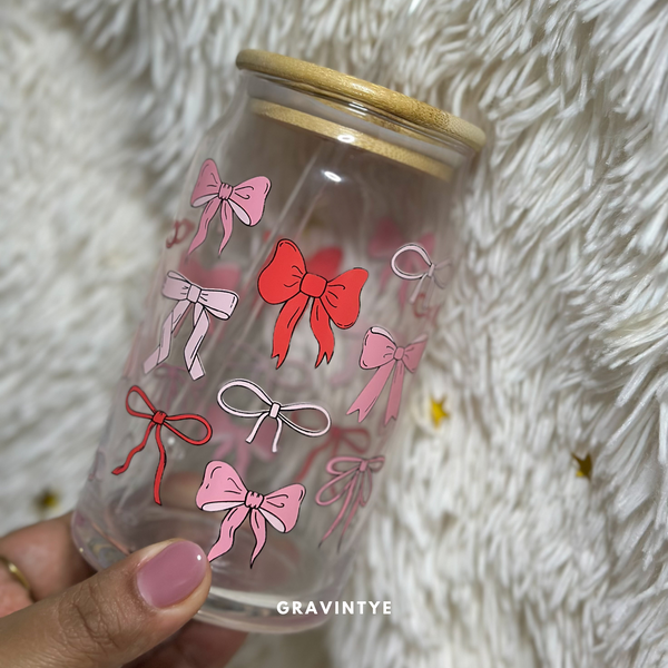 COQUETTE LOVE GLASS 16OZ