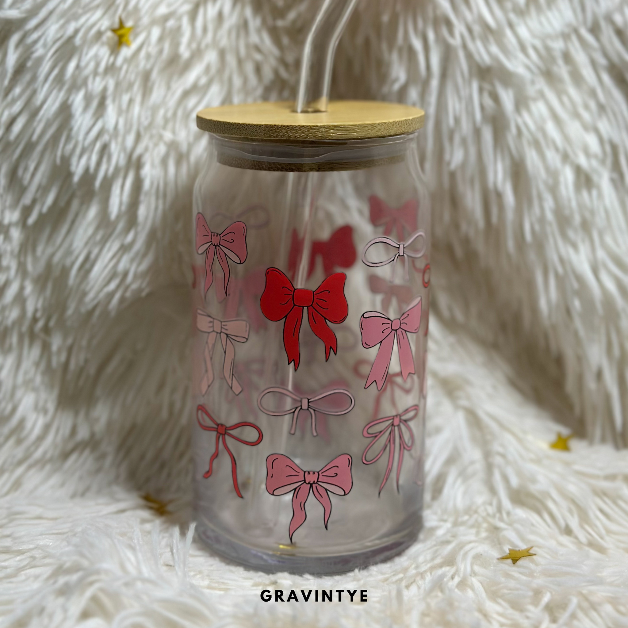COQUETTE LOVE GLASS 16OZ