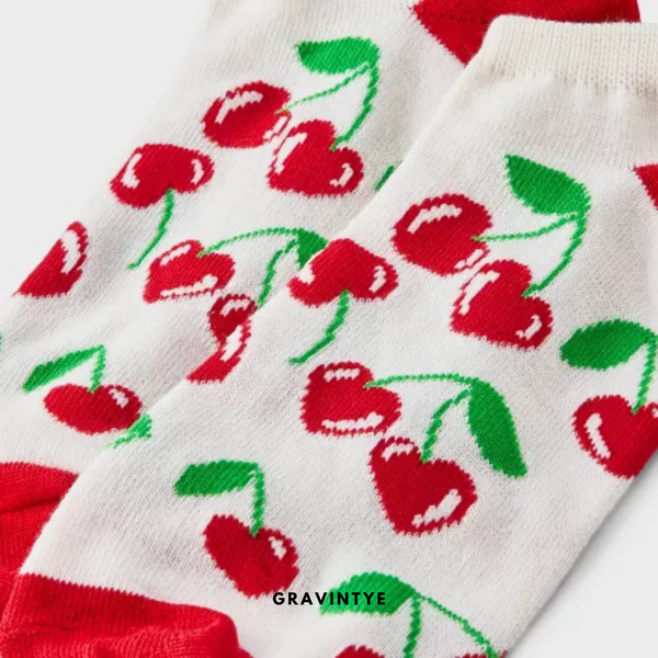 CHERRIES VALENTINE SOCKS