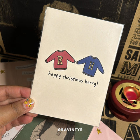 TARJETA HAPPY CHRISTMAS HARRY!