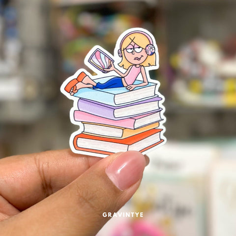 BOOKISH GIRLIE STICKER