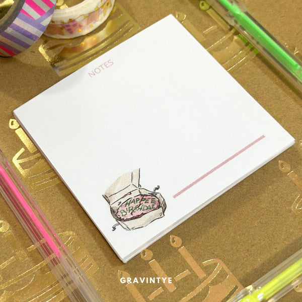 BIRTHDAE NOTE 3 x 3 NOTEPAD