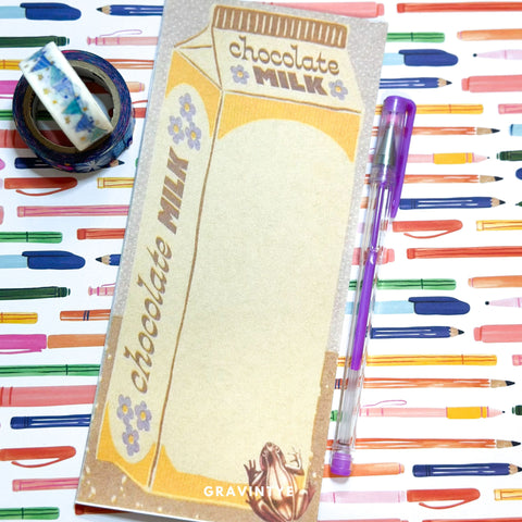 CHOCOLATE MILK NOTEPAD