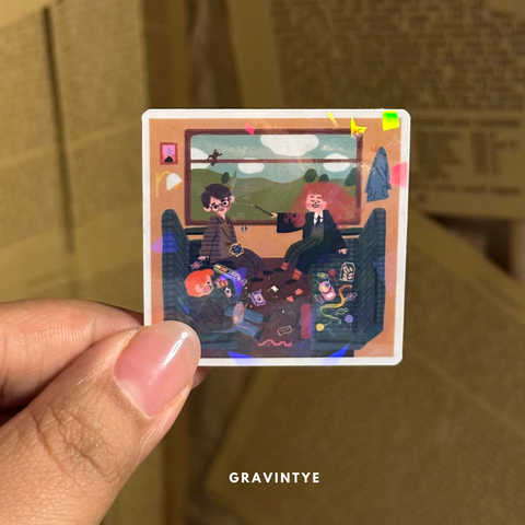 CANDY EXPRESS HOLOGRÁFICO HRH STICKER