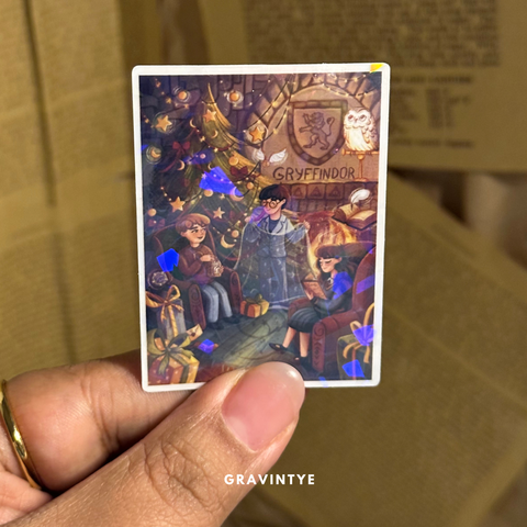 CHRISTMAS INVISIBILITY HRH HOLOGRÁFICO STICKER