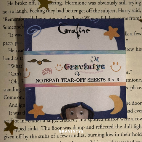 NOTEPADS CORALINE 3 X 3