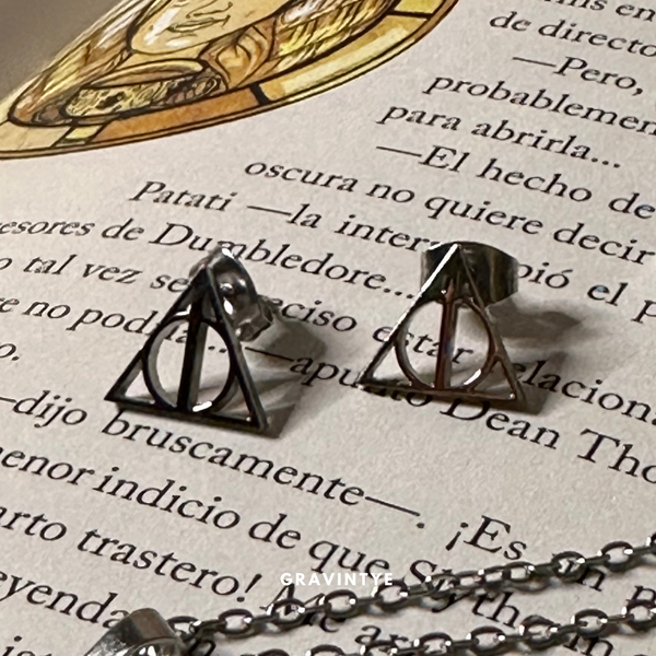 RELIQUIAS HP ARETES / PANTALLAS STAINLESS STEEL PLATA / ORO