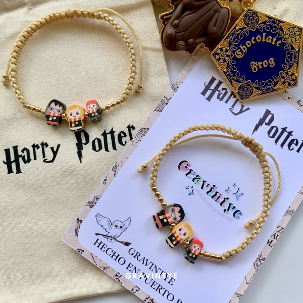 FRIENDS HARRY, RON, HERMIONE PULSERA AJUSTABLE