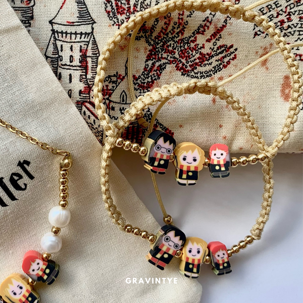 FRIENDS HARRY, RON, HERMIONE PULSERA AJUSTABLE