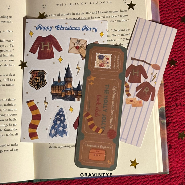 HAPPY CHRISTMAS, HARRY STICKER SHEETS