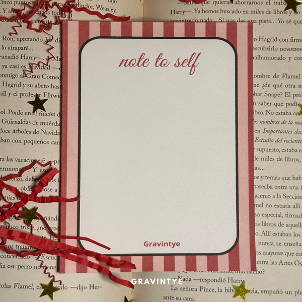 NOTE TO SELF NOTEPAD 4.25 X 5.5