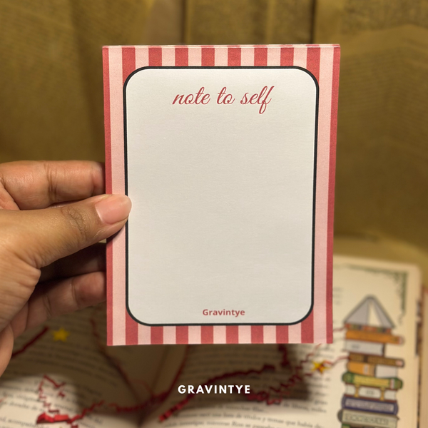 NOTE TO SELF NOTEPAD 4.25 X 5.5