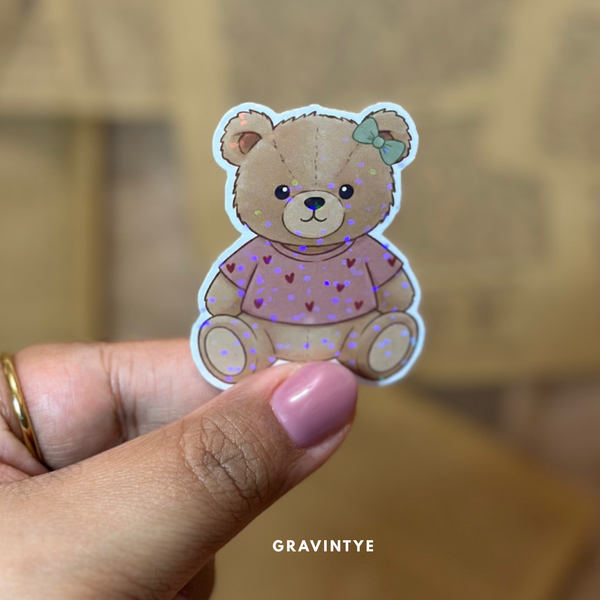 BEAR GIRL LOVE HOLOGRÁFICO