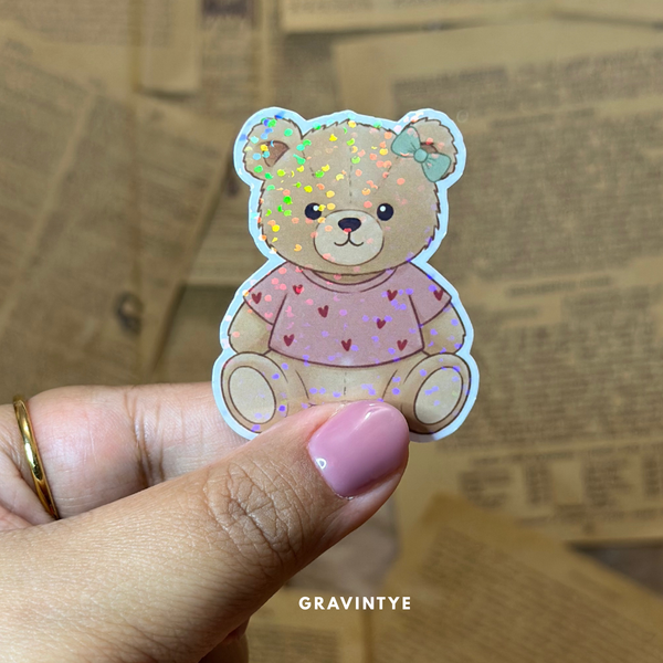 BEAR GIRL LOVE HOLOGRÁFICO