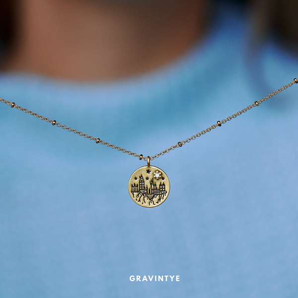 HOGWARTS CASTLE PENDANT NECKLACE