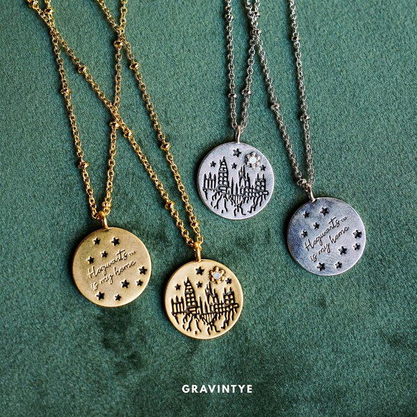 HOGWARTS CASTLE PENDANT NECKLACE
