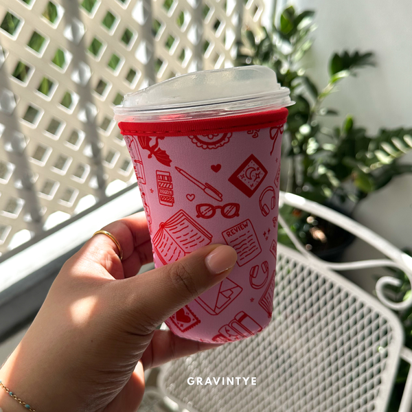 BOOK LOVER COFFEE SLEEVE MEDIUM