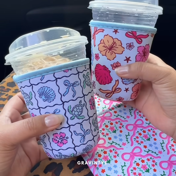 SUMMER VIBES COFFEE SLEEVE SMALL