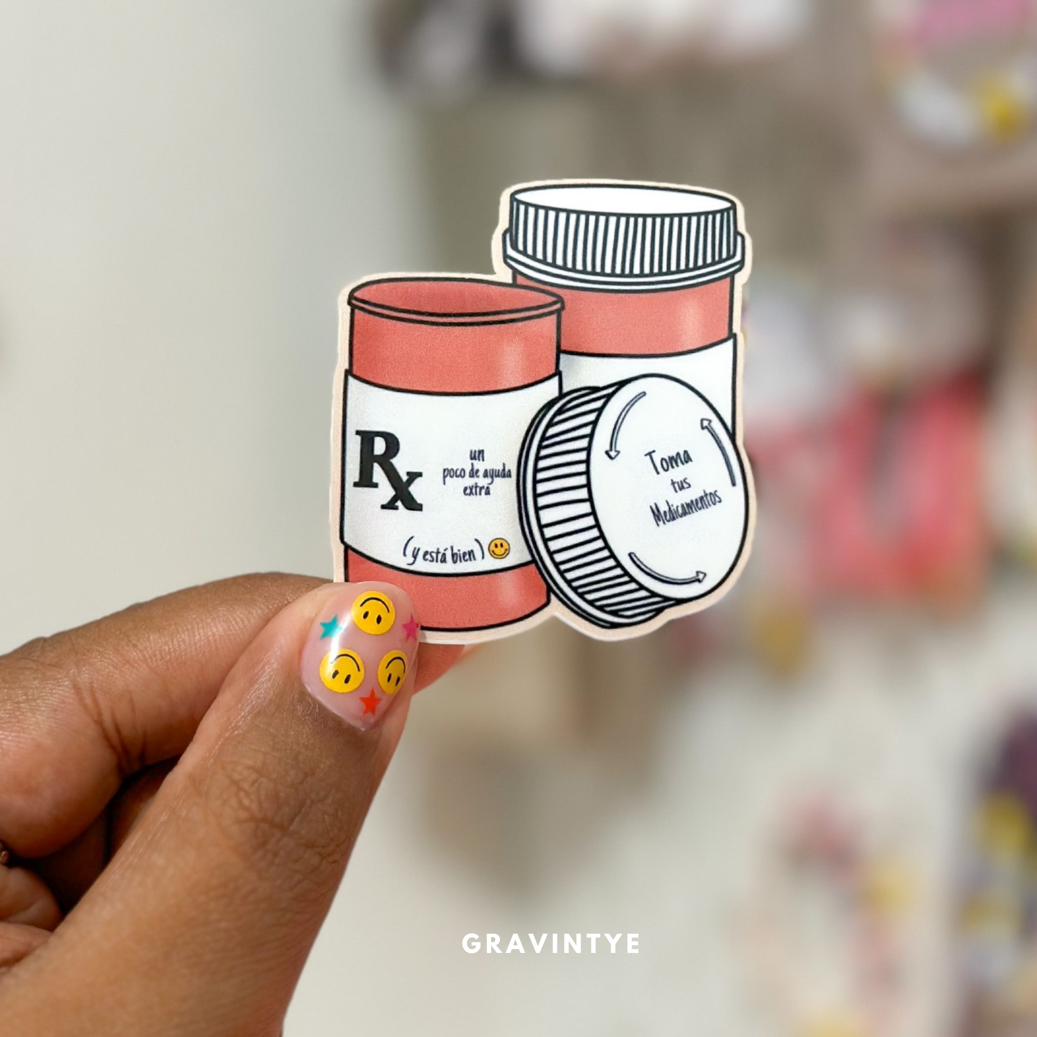 TOMA TUS MEDICAMENTOS, ANSIEDAD STICKER