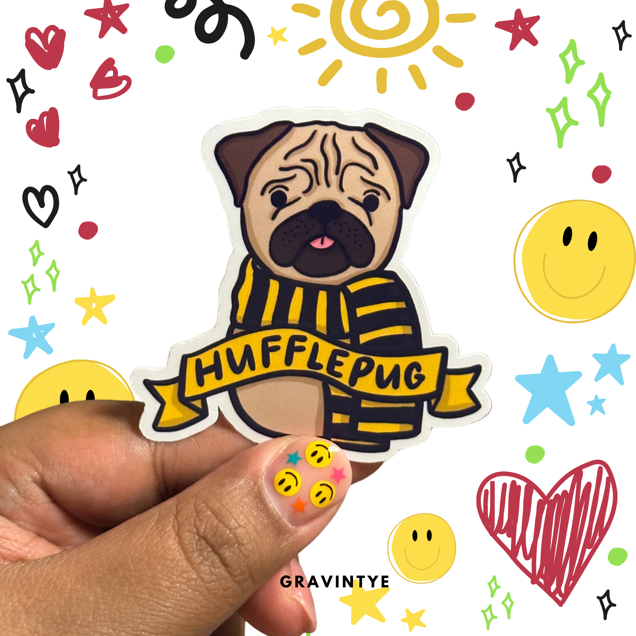 STICKER HUFFLEPUG