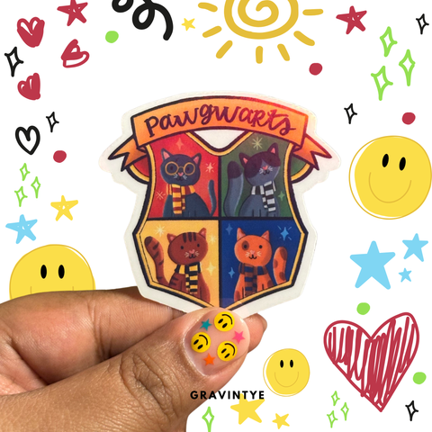STICKER HOLOGRÁFIGO PAWGWARTS