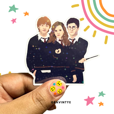 STICKER HOLOGRÁFICO HRH