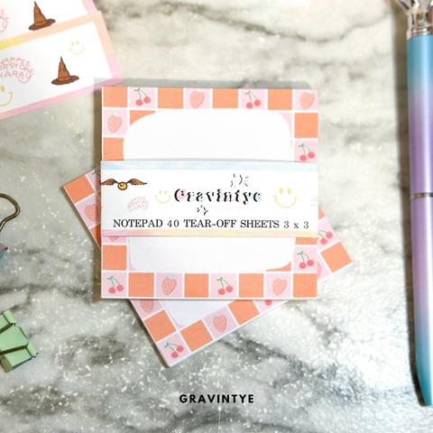 PINK & ORANGE NOTEPAD
