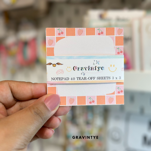 PINK & ORANGE NOTEPAD
