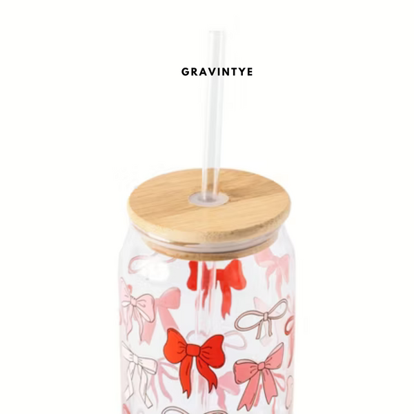 COQUETTE LOVE GLASS 16OZ