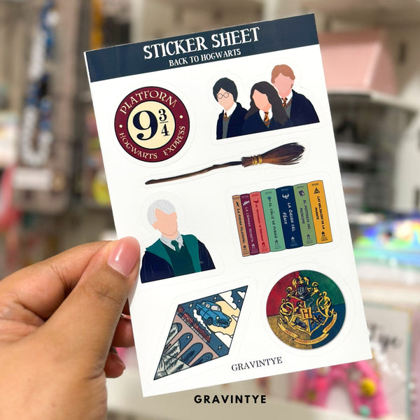 BACK TO HOME STICKER SHEET