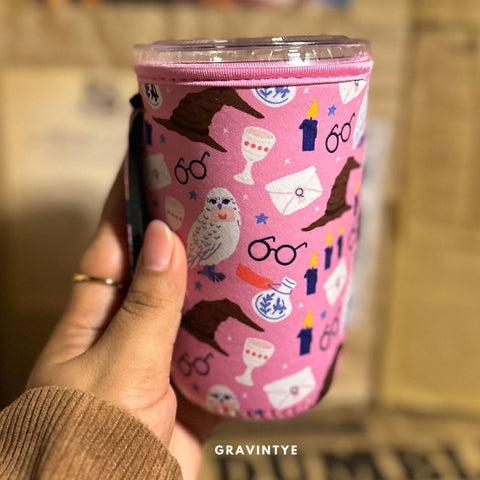 COFFEE CUP COVER MAGIC PINK CON MANGO