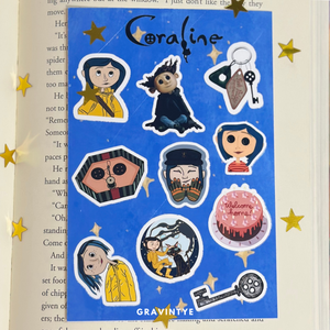 CORALINE STICKER SHEETS