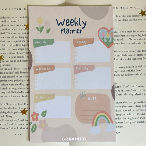 WEEKLY PLANNER 5 X 8