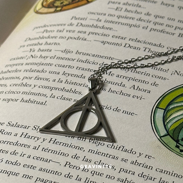 COLLAR HP RELIQUIAS STAINLESS STEEL ORO/PLATA