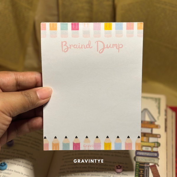 BRAIND DUMP NOTEPAD 4.25 X 5.5