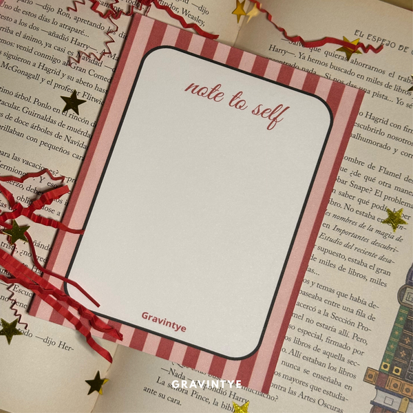 NOTE TO SELF NOTEPAD 4.25 X 5.5