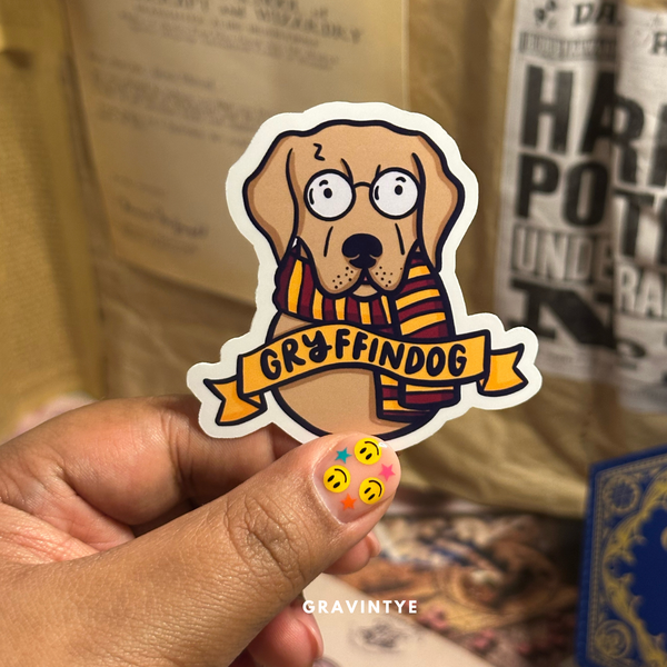 STICKER GRYFFINDOG 2