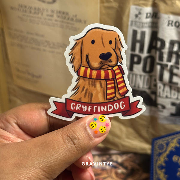STICKER GRYFFINDOG