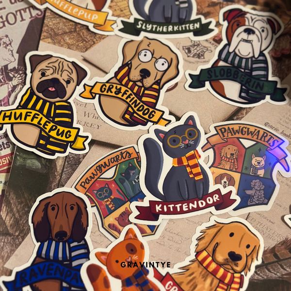 STICKER HUFFLEPUG