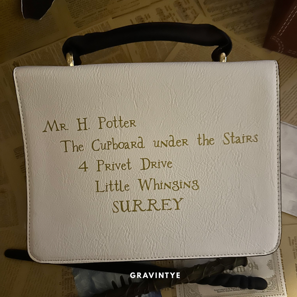 BOLSO MALETIN CARTA DE HOGWARTS
