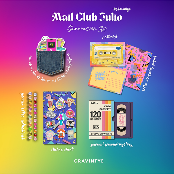MONTHLY GRAVINTYE MAIL CLUB SUBSCRIPTION JULY / JULIO