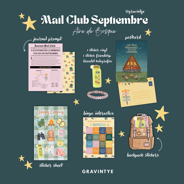 MONTHLY GRAVINTYE MAIL CLUB SUBSCRIPTION SEPTEMBER / SEPTIEMBRE