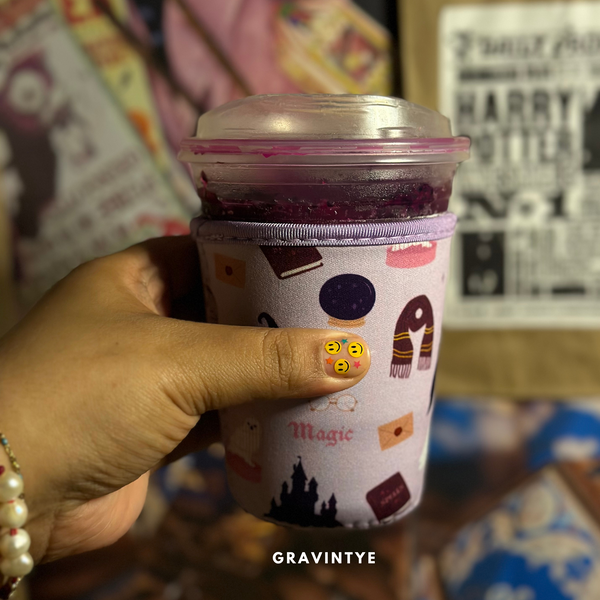 COFFEE CUP COVER - MAGIC SPELLS HARRY POTTER