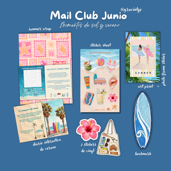 MONTHLY GRAVINTYE MAIL CLUB SUBSCRIPTION JUNE / JUNIO